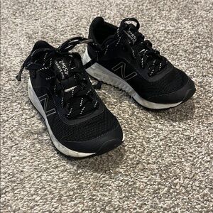 New Balance Kids Black and White Sneakers
